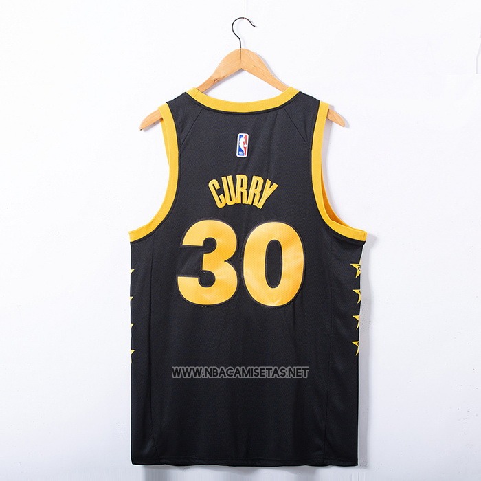Camiseta Golden State Warriors Stephen Curry NO 30 FMVP 2022 Negro